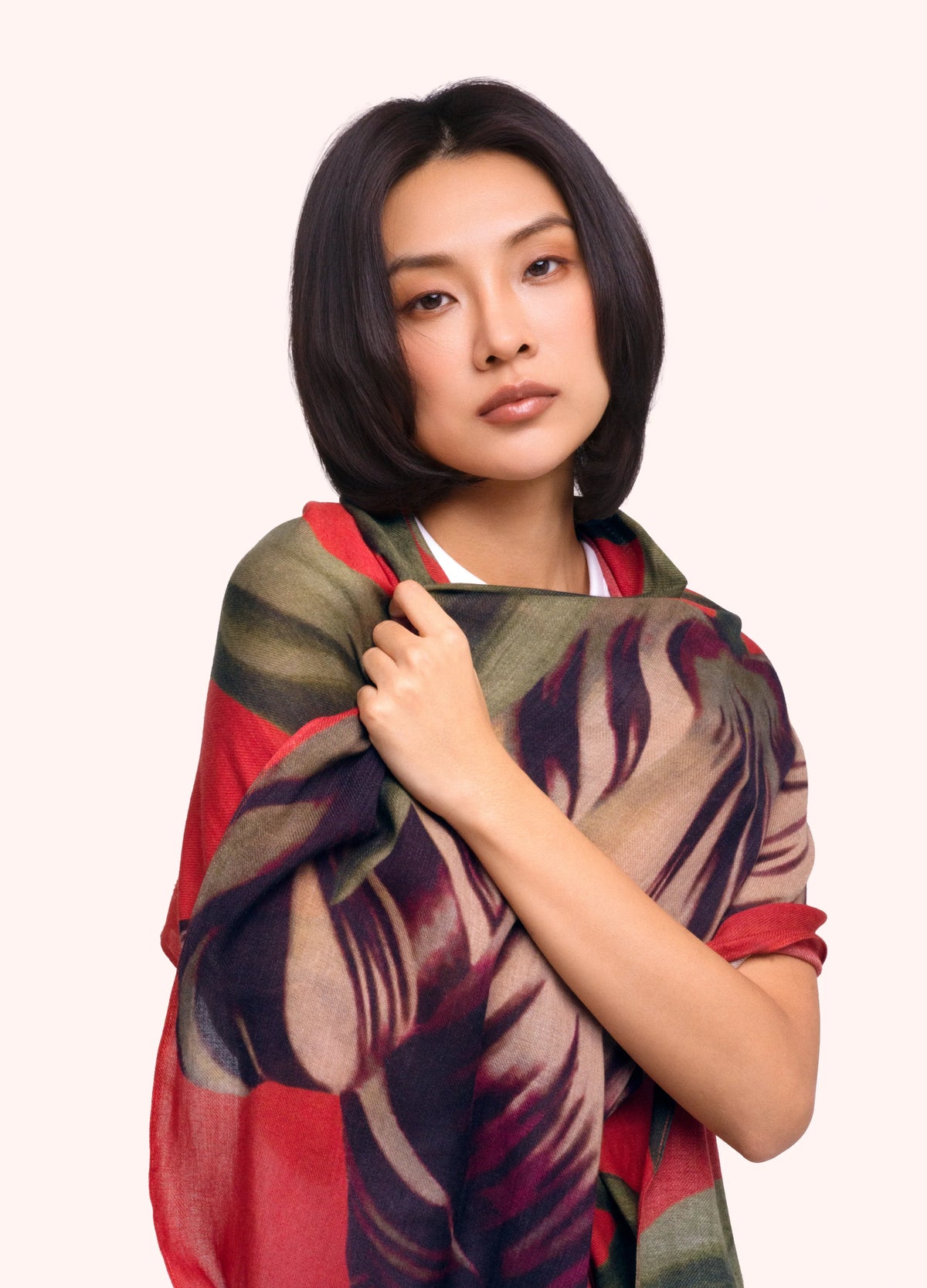 Tulip Wool Wrap Scarf by Powder Designs