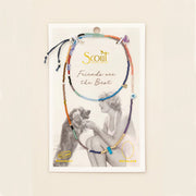 Mixed Media Wrap Bracelet/Necklace - Protection/Amethyst by Scout