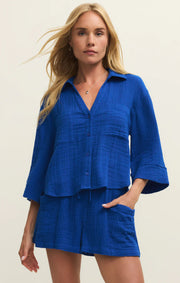 Helena Shirt in Nautical Blue by Z Supply