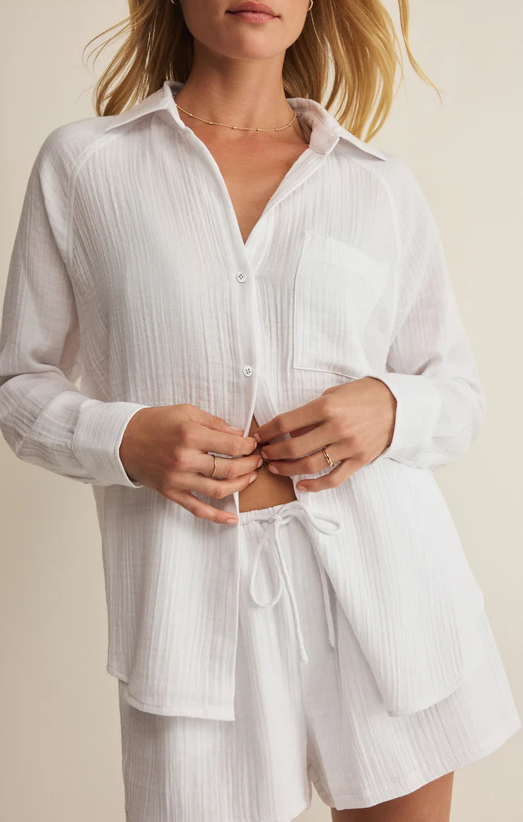 The Perfect Airy Top in White by Z Supply