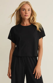 Banyan Crochet Top in Black by Z Supply