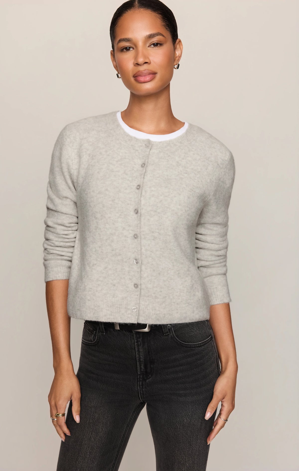 Medina Cardigan in Feather Grey by Z Supply