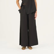 Zayn Trousers in Black by Linen Tales