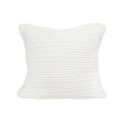 Nate Cotton Pillow Cover in White by Merben