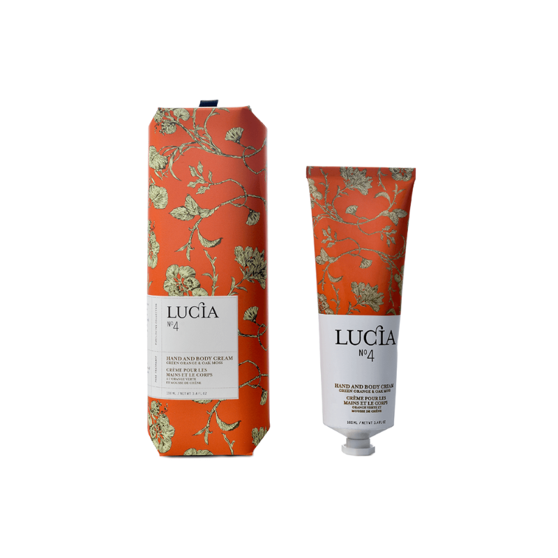 Lucia Hand Cream Green Orange and Oak Moss