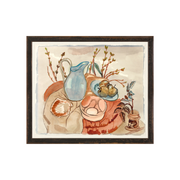 Still Life with Eggs and Willow 13"x11"