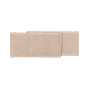 Lattice Dove Grey Table Runner