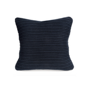 Nate Cotton Pillow Cover in Navy by Merben