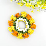 Handwoven Lily of the Valley Scrunchie