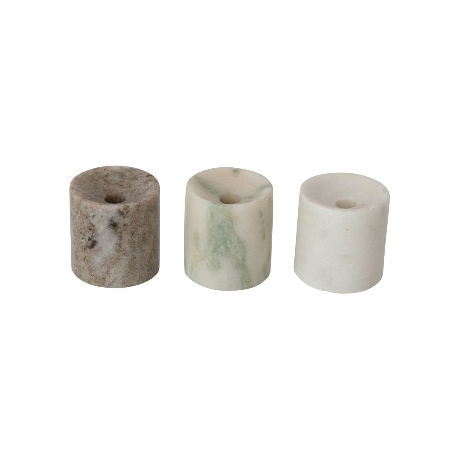 Marble Tapered Candleholder (assorted styles sold seperately)