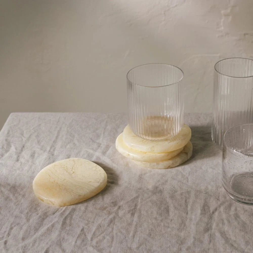 Ivory Heirloom Resin Coaster