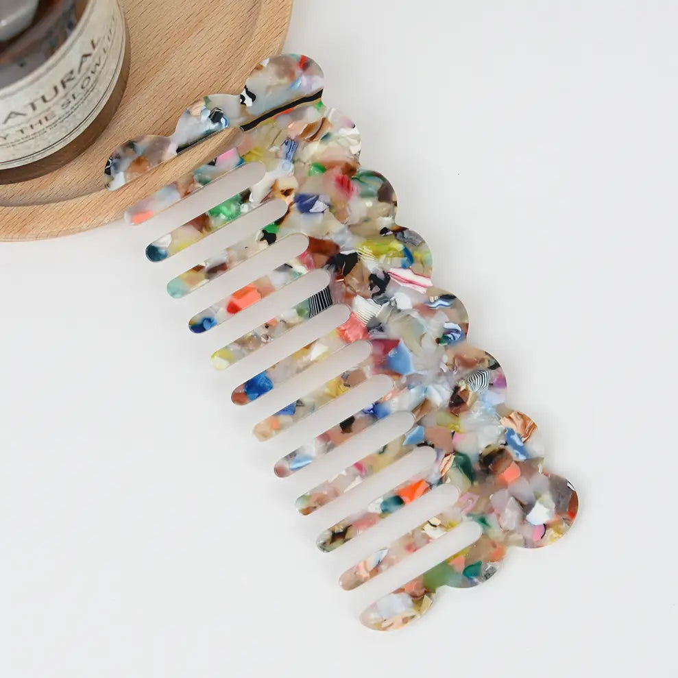 Multicolour Acetate Comb