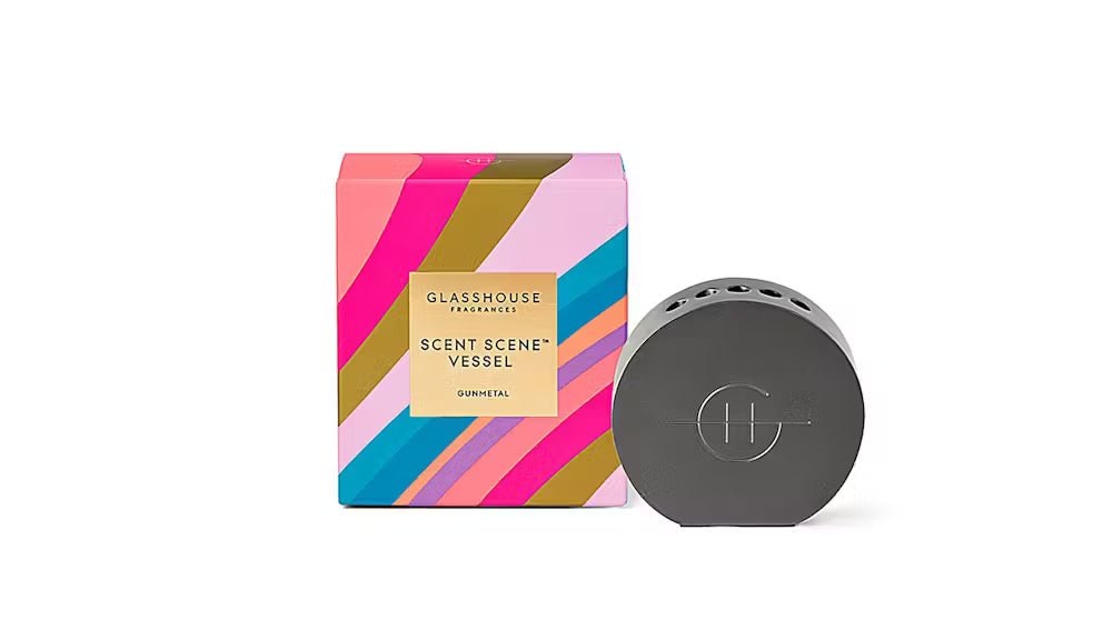 Scent Scene Metal Vessel in Gunmetal by Glasshouse Fragrances