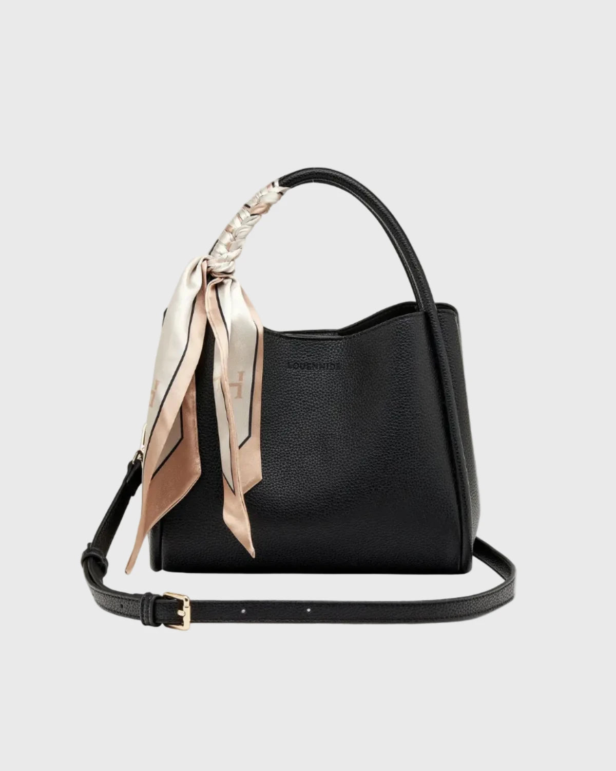 Steffie Mini Tote Bag in Black by Louenhide