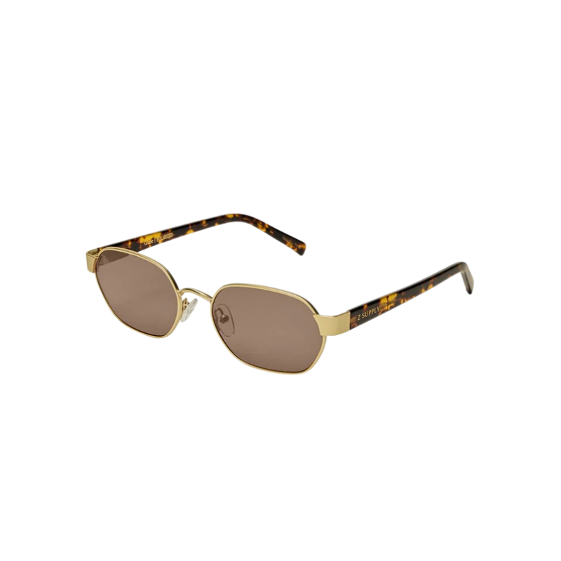 Cruise Gold Brown Sunglasses by Z Supply