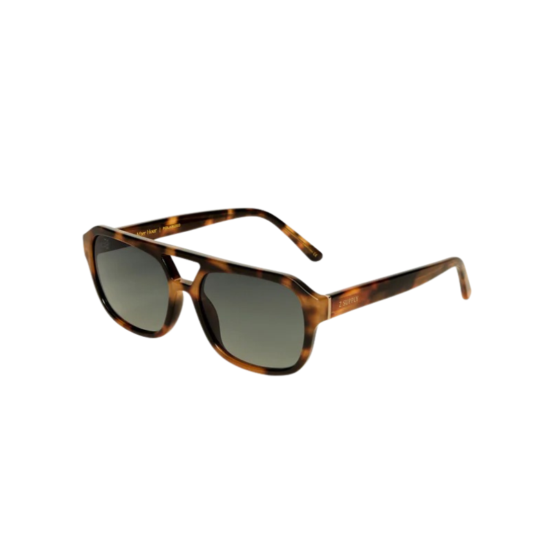 After Hour Dark Tortoise Gradient Sunglasses by Z Supply