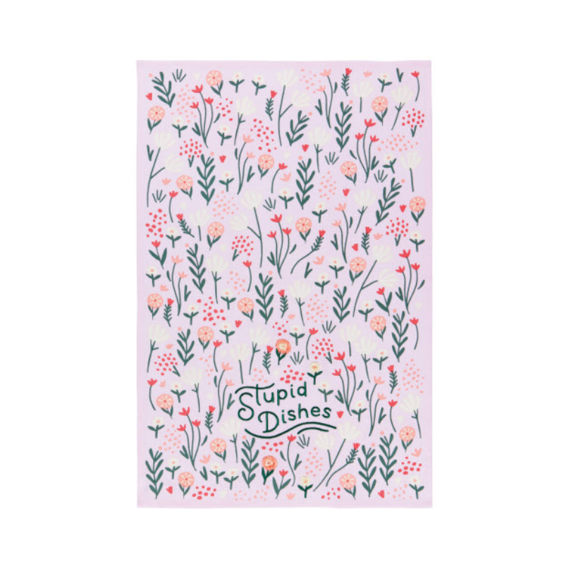 Stupid Dishes Dishtowel