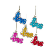 Love Word Balloon Ornament