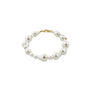 Willpower Pearl Bracelet in Gold by Pilgrim