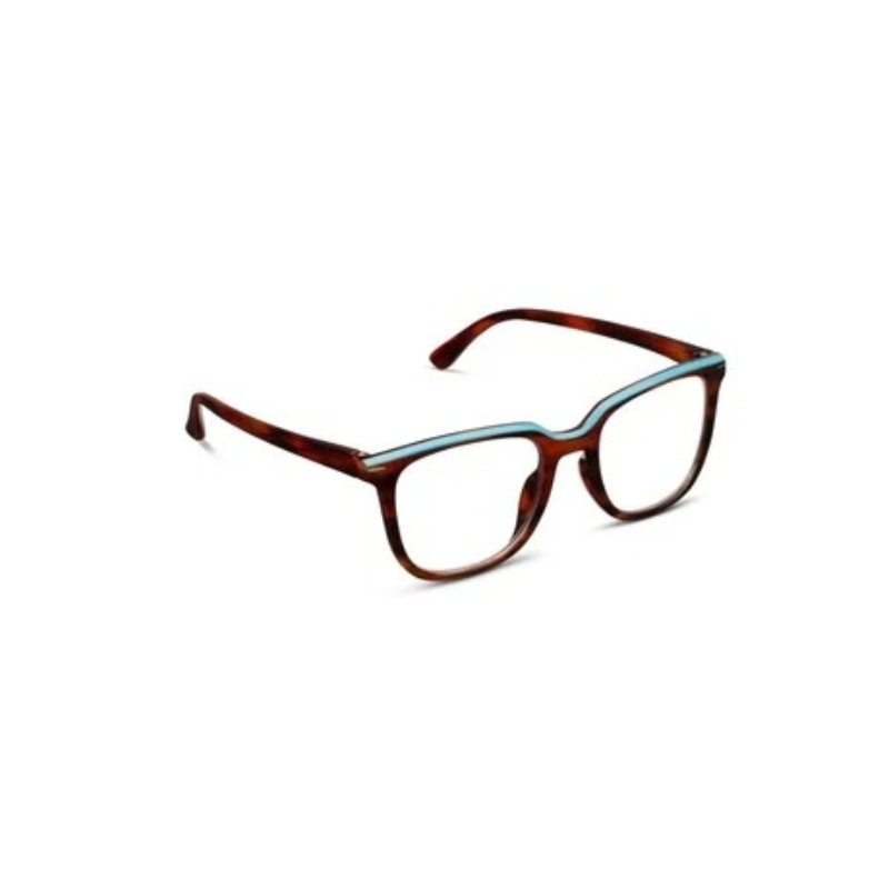 Peepers Bluelight Readers in Dante Tortoise Horn
