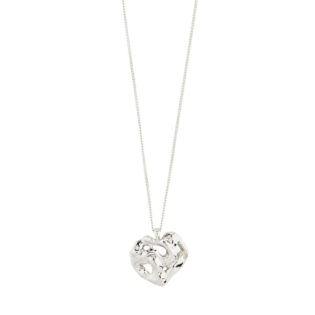Believe Necklace Chain with Pendant Silver by Pilgrim