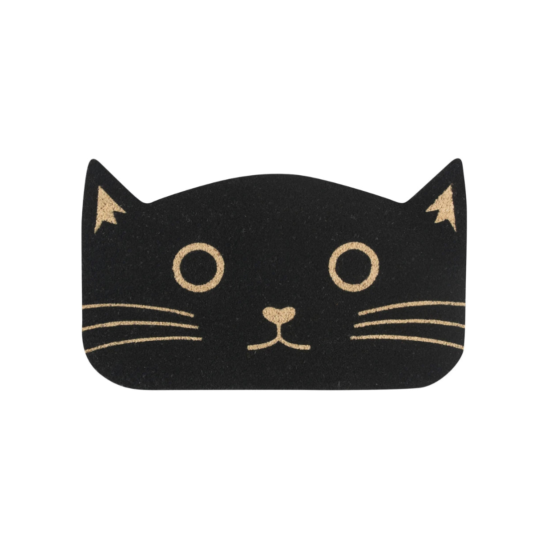 Black Cat Doormat