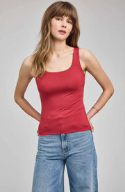 Blanche Tank in Garnet Red by Gentle Fawn