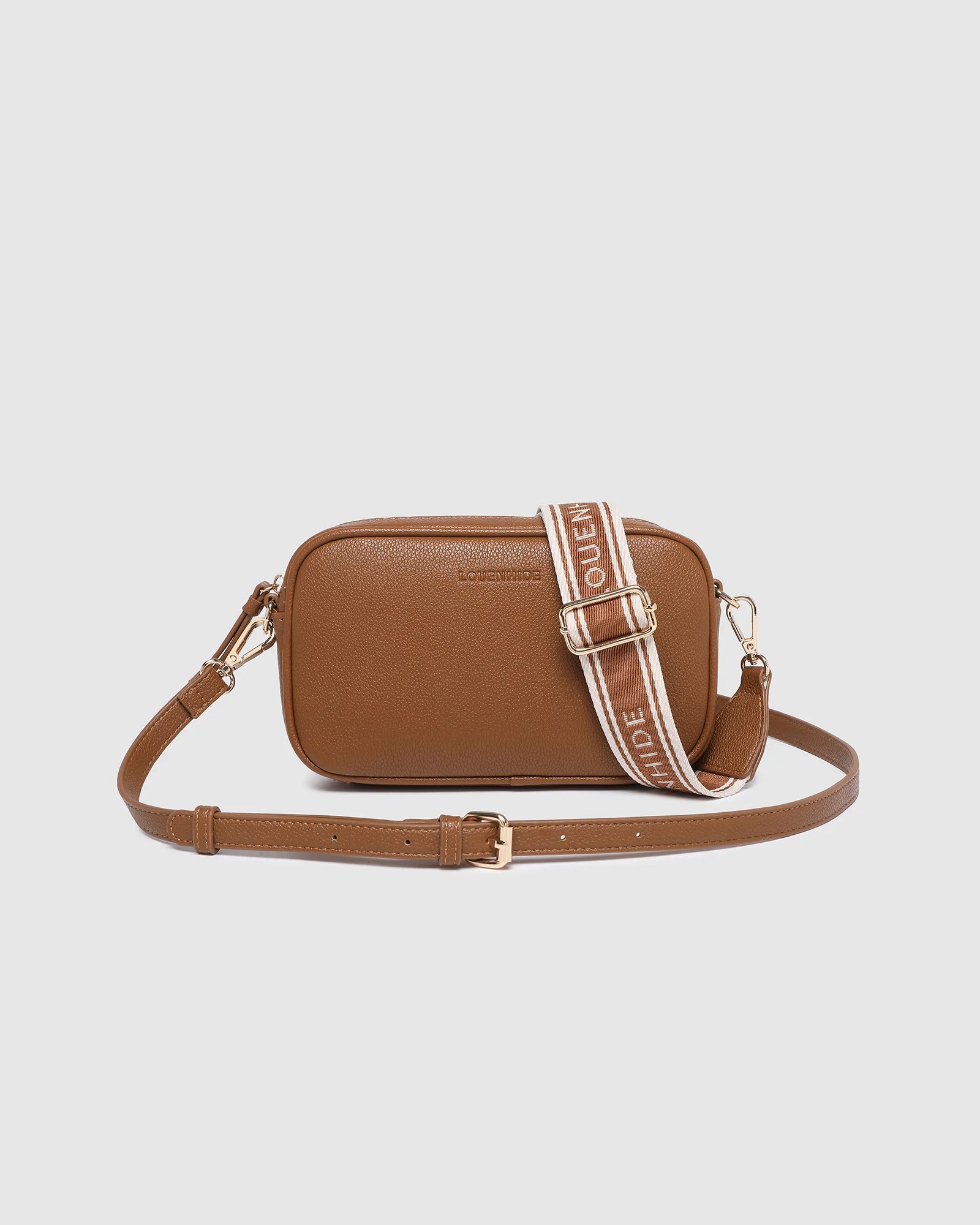 Bianca Crossbody Bag in Tan by Louenhide