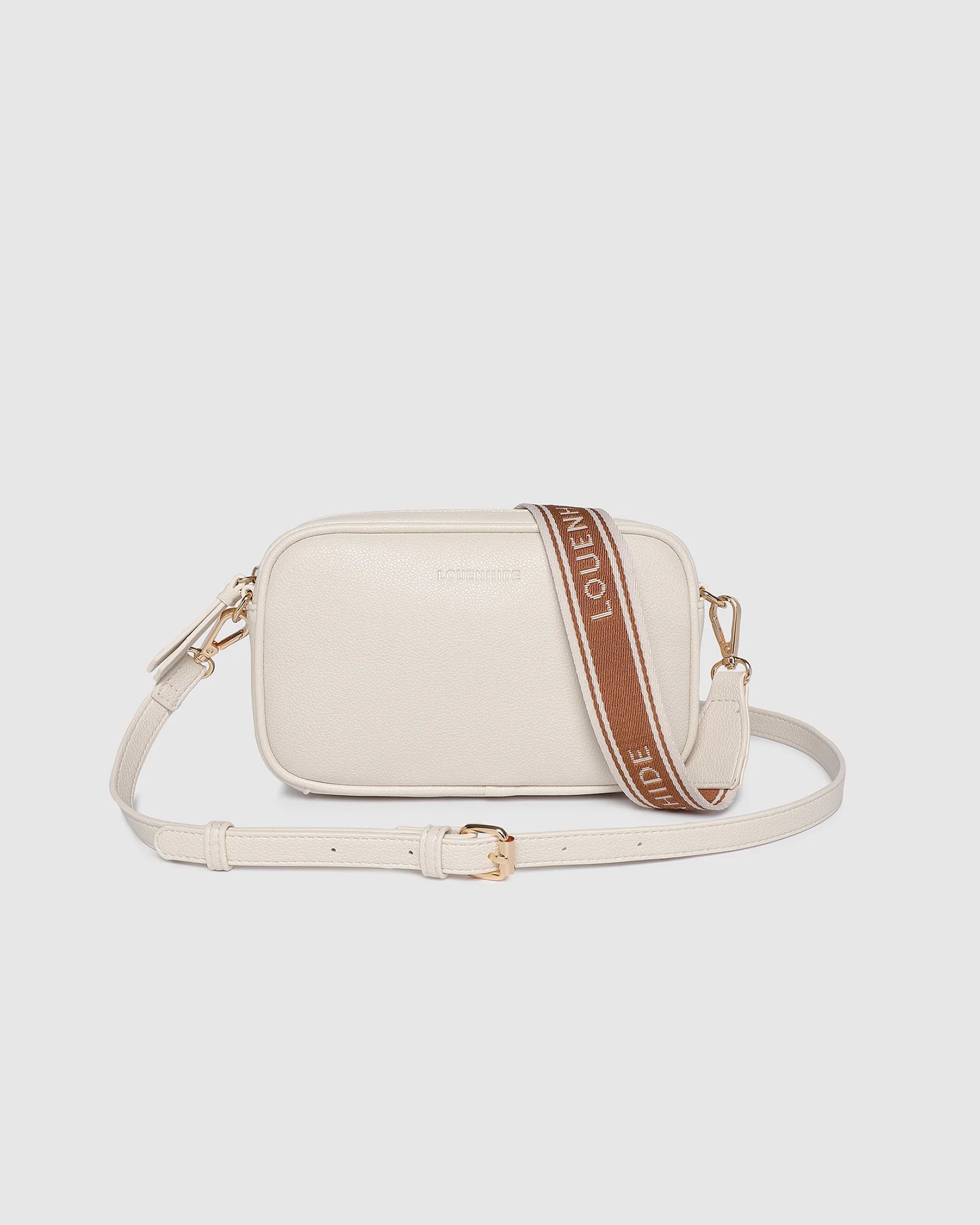 Bianca Crossbody Bag in Vanilla by Lounehide