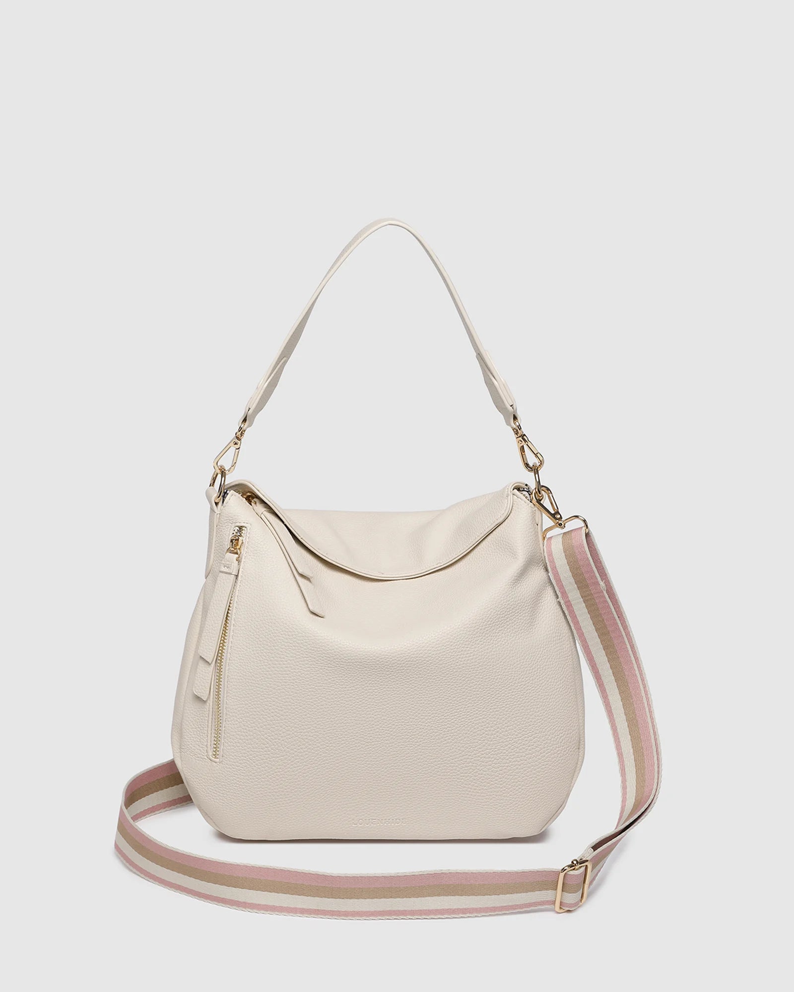 Nadia Shoulder Bag in Vanilla by Louenhide