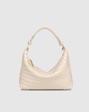 Madeline Shoulder Bag in Vanilla by Louenhide
