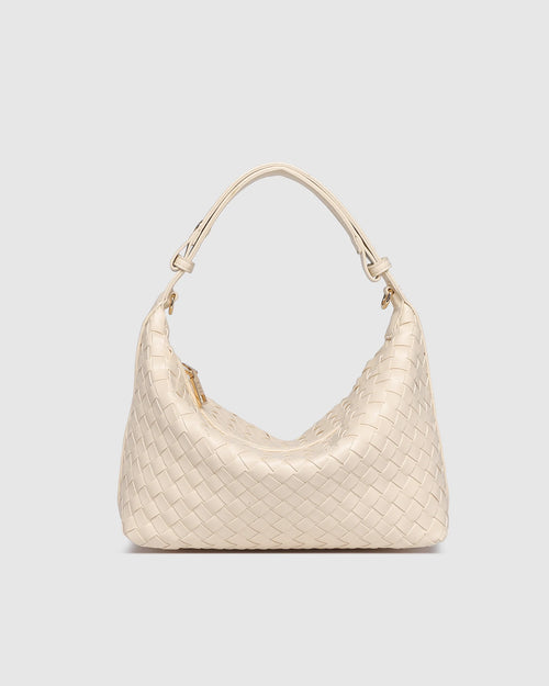 Madeline Shoulder Bag in Vanilla by Louenhide
