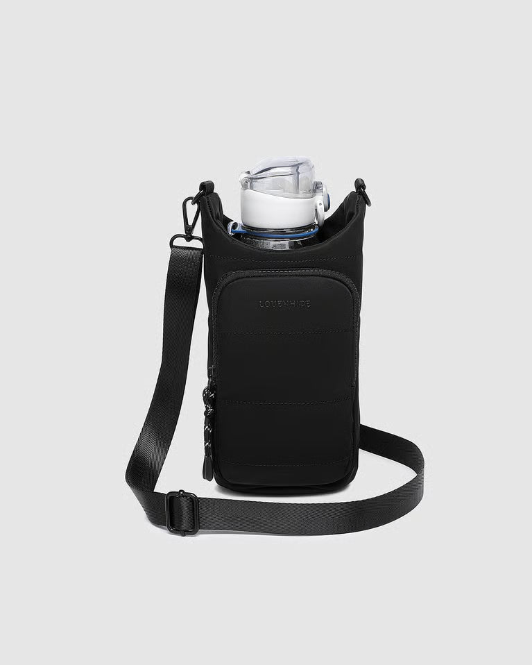Miami Water Bottle Bag in Black by Louenhide