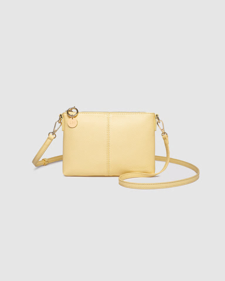 Baby Sophie Crossbody Bag in Butter Yellow by Louenhide