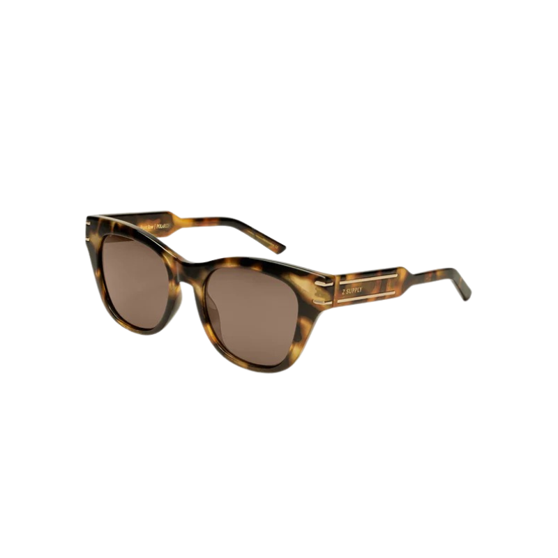 Front Row Brown Tortoise Brown Sunglasses by Z Supply