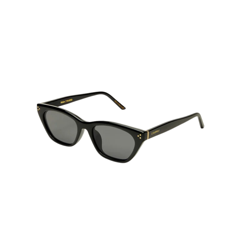 Midnite Polished Black Grey Sunglasses by Z Supply