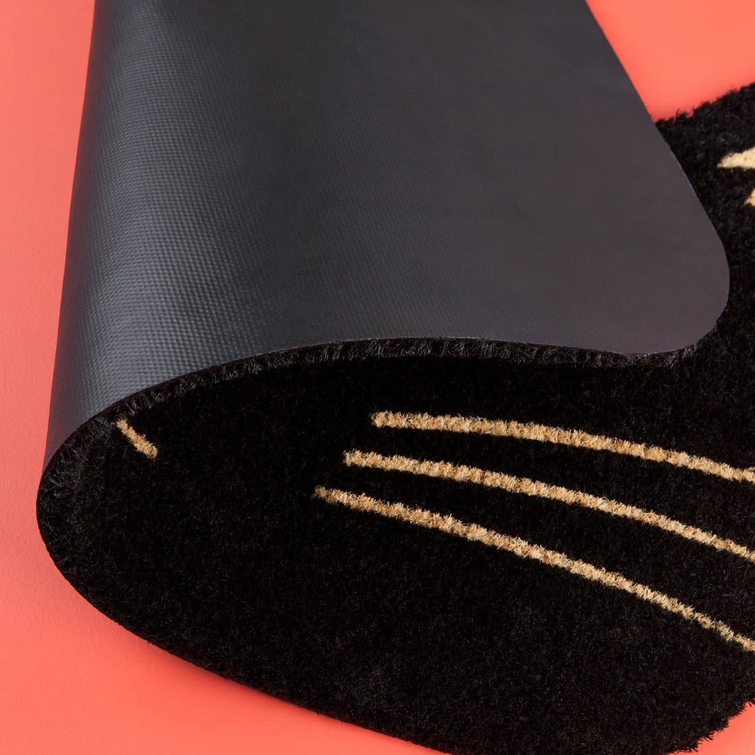 Black Cat Doormat